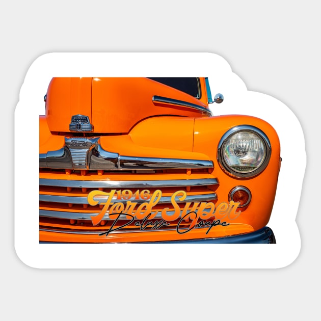 1946 Ford Super Deluxe Coupe Sticker by Gestalt Imagery